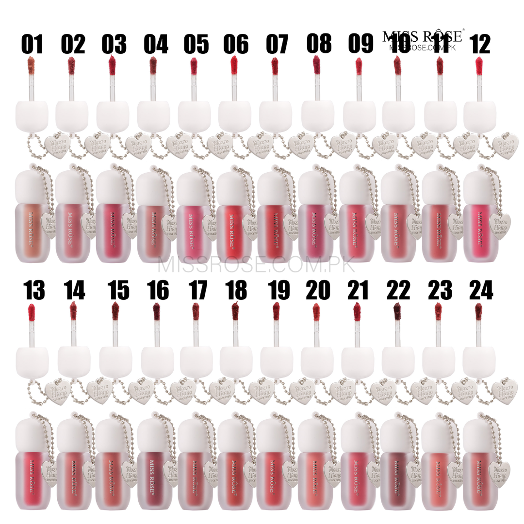 Miss Rose Mini Matte Lip Gloss - Miss Rose Com Pk