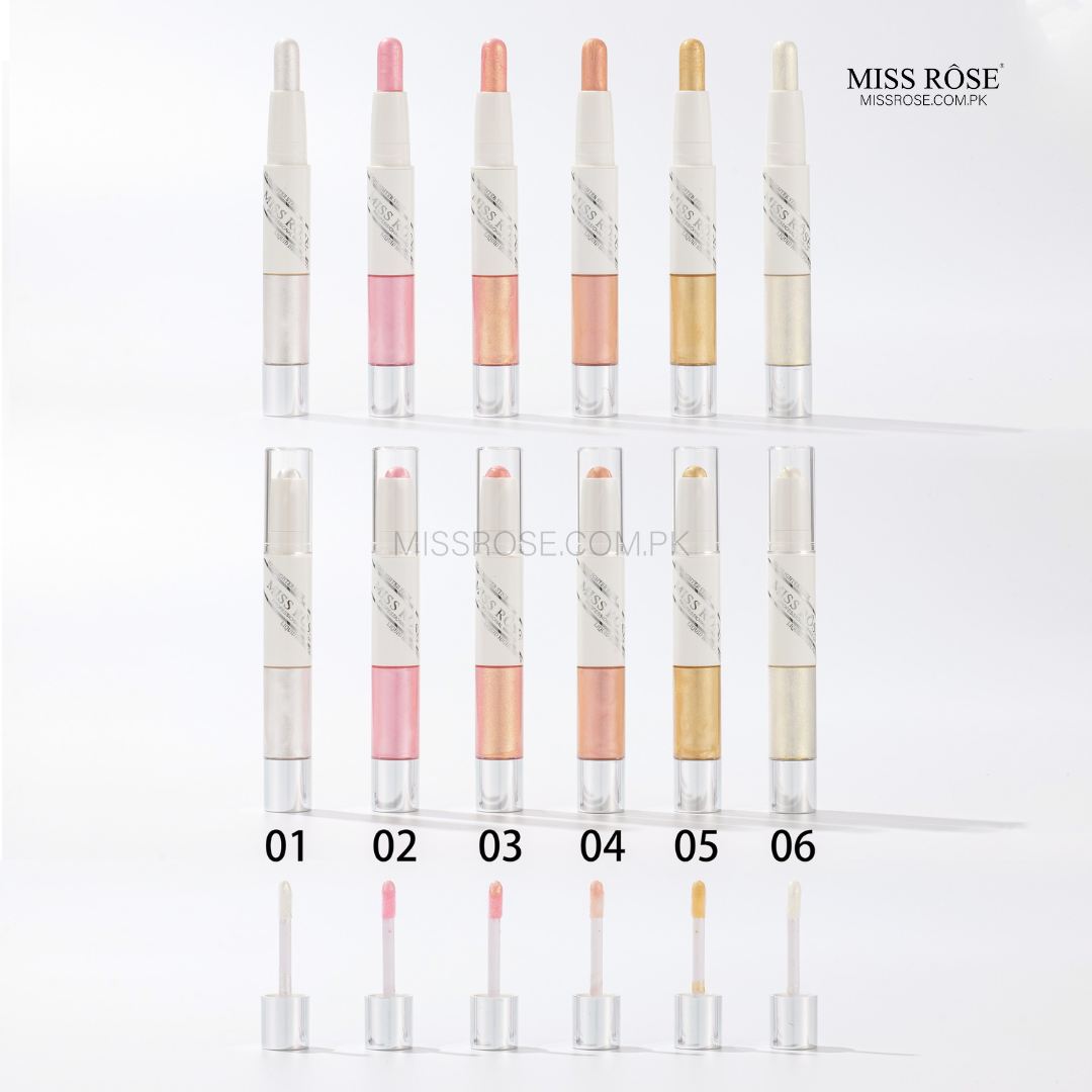 Miss Rose 2 in 1 Stick Liquid Highlighter | Miss Rose Com Pk | Official Store In Pakistan | 100% Authentic Makeup Products