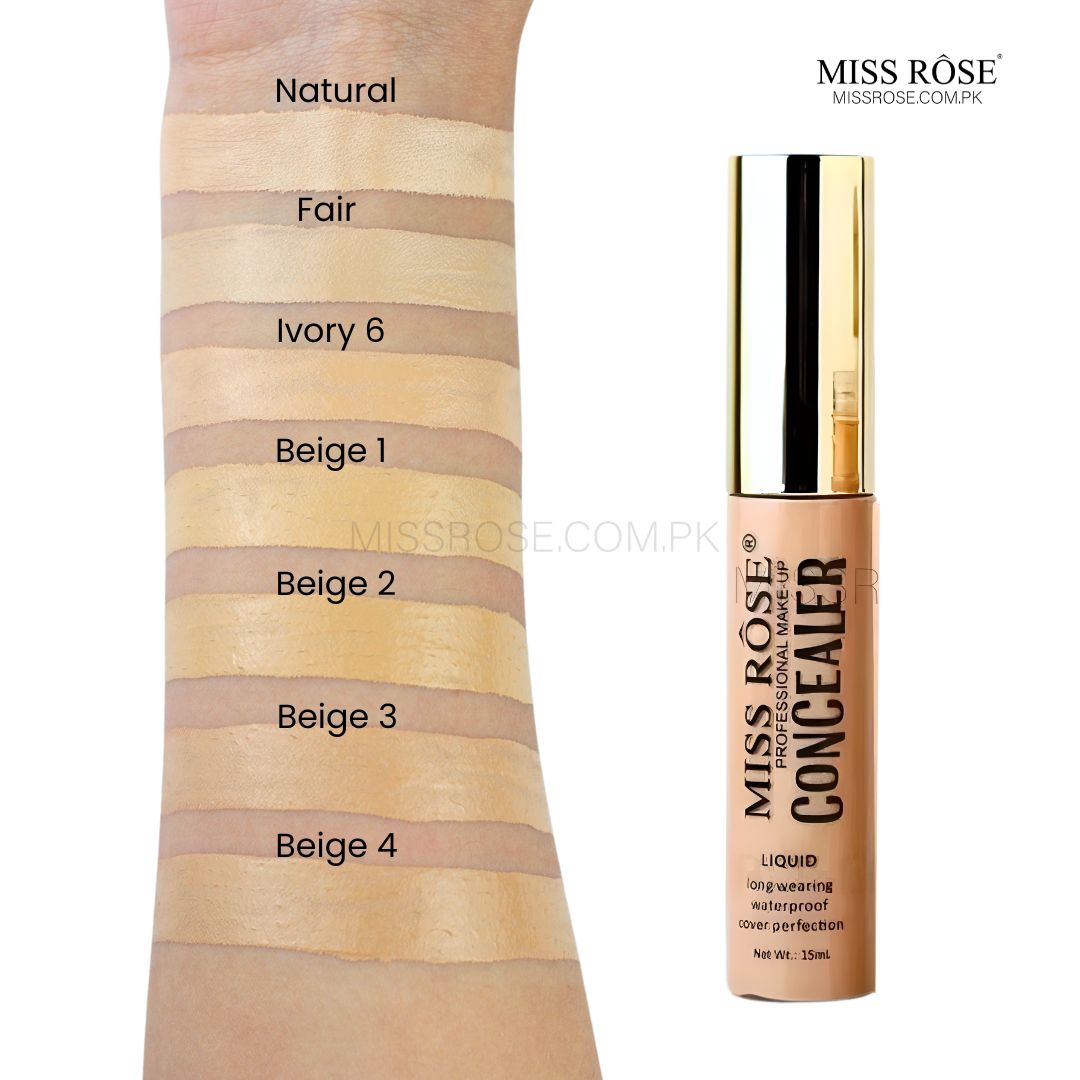 Miss Rose Perfect Cover 24H Hydrating Concealer | Miss Rose Com Pk | Official Store In Pakistan | 100% Authentic Makeup Products