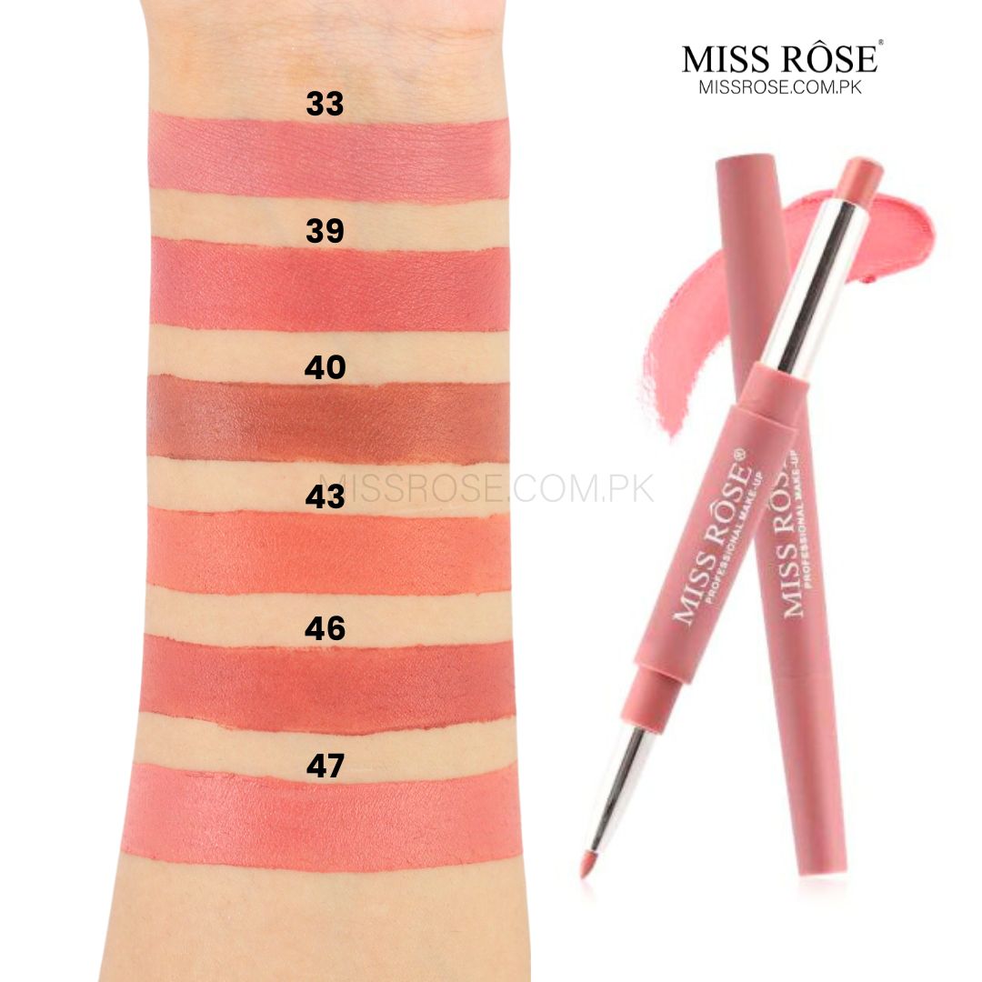 Miss Rose Lipsticks Plus Liner | Miss Rose Com Pk | Official Store In Pakistan | 100% Authentic Makeup Products
