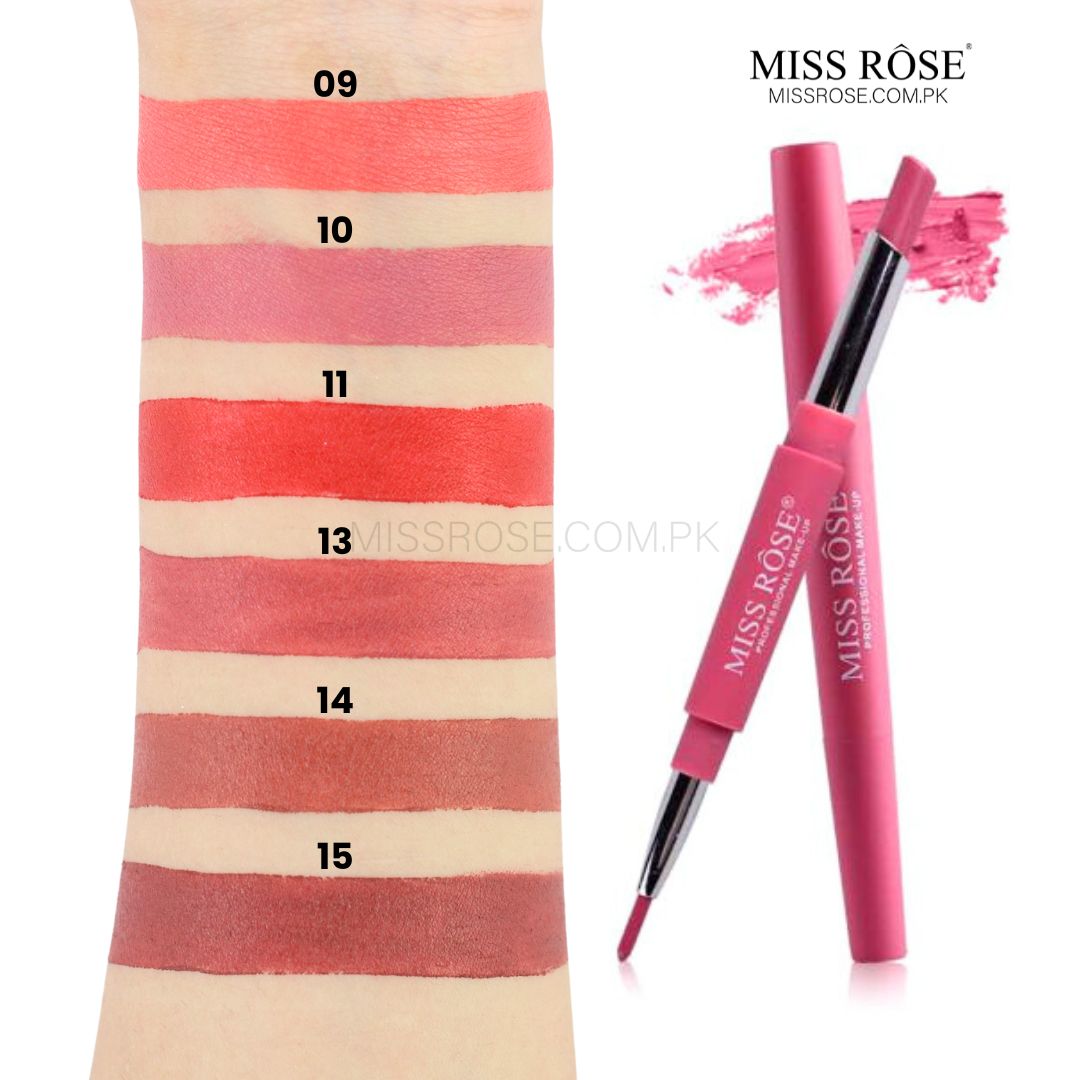 Miss Rose Lipsticks Plus Liner | Miss Rose Com Pk | Official Store In Pakistan | 100% Authentic Makeup Products