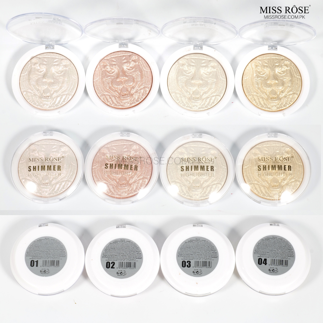 Miss Rose 3D Shimmer Highlighter | Miss Rose Com Pk | Official Store In Pakistan | 100% Authentic Makeup Products
