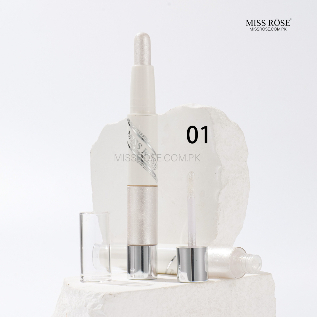 Miss Rose 2 in 1 Stick Liquid Highlighter | Miss Rose Com Pk | Official Store In Pakistan | 100% Authentic Makeup Products