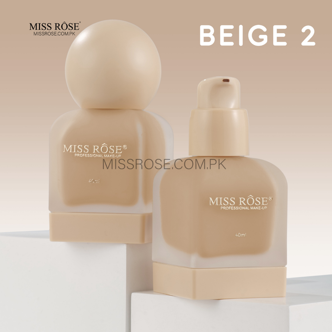 Miss Rose Perfect Fitting Skin Silky Foundation | Miss Rose Com Pk | Official Store In Pakistan | 100% Authentic Makeup Products