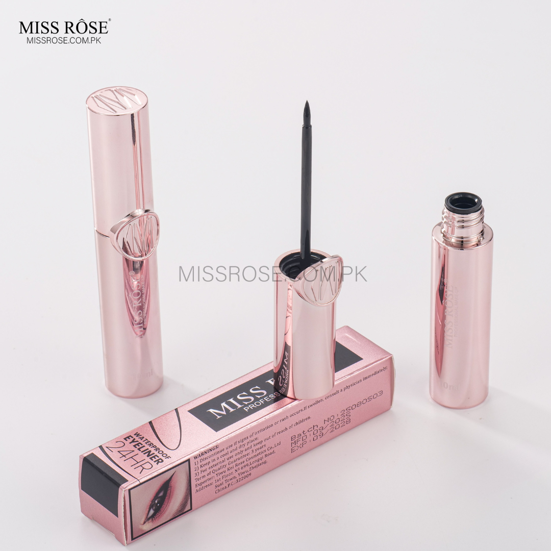 Miss Rose Super Long 24H Eyeliner - Miss Rose Com Pk