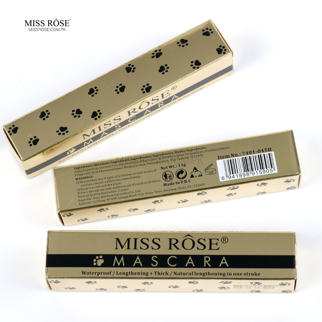 Miss Rose Cat Eye Mascara | Miss Rose Com Pk | Official Store In Pakistan | 100% Authentic Makeup Products