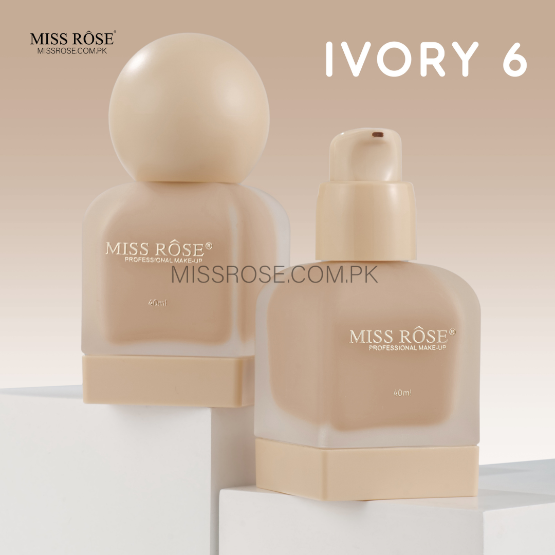 Miss Rose Perfect Fitting Skin Silky Foundation | Miss Rose Com Pk | Official Store In Pakistan | 100% Authentic Makeup Products