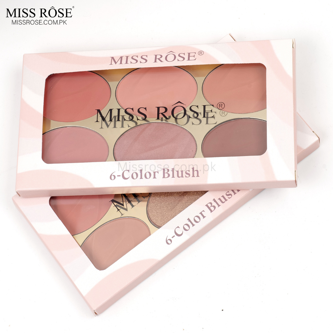 Miss Rose 6 Color Face Kit - Miss Rose Com Pk