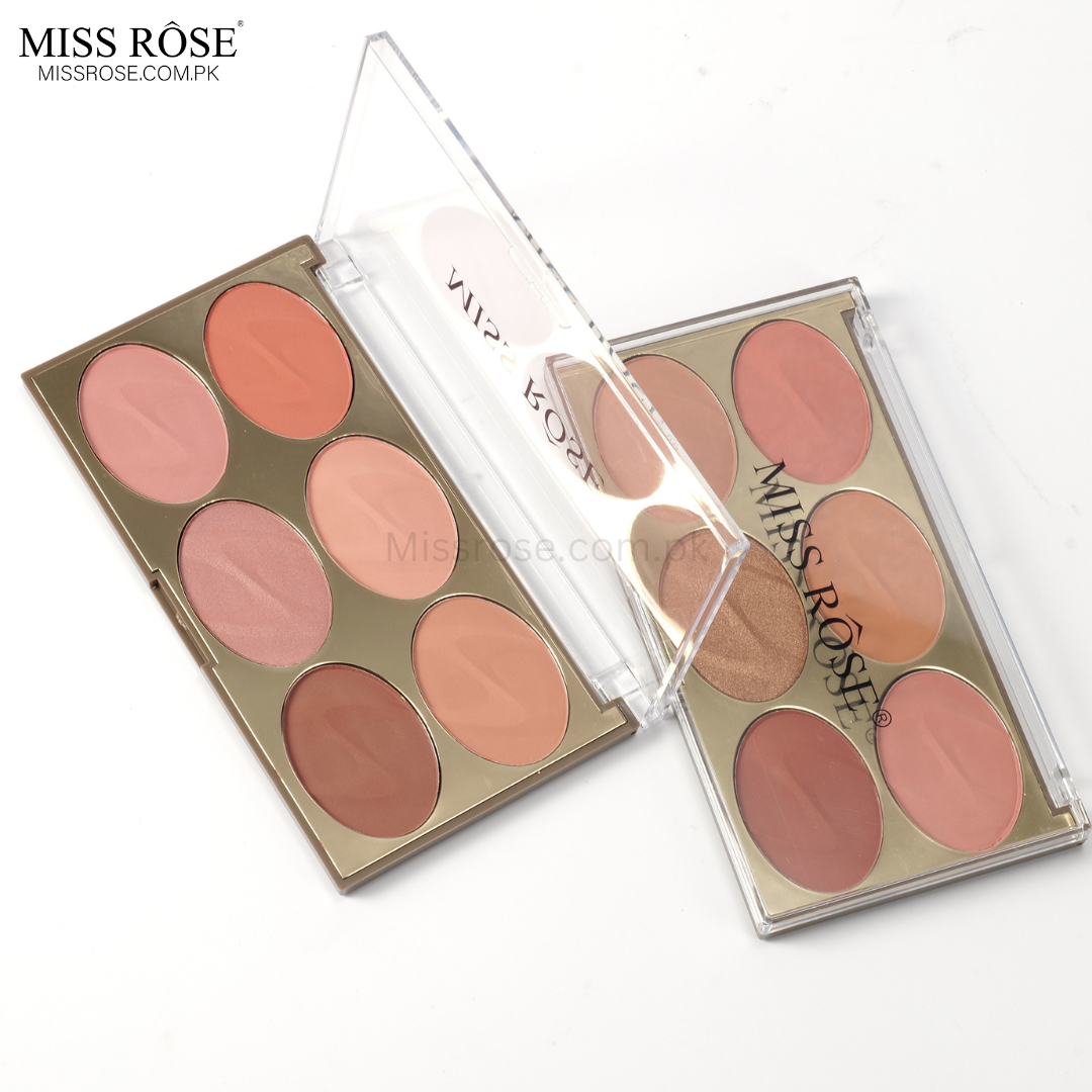 Miss Rose 6 Color Face Kit - Miss Rose Com Pk