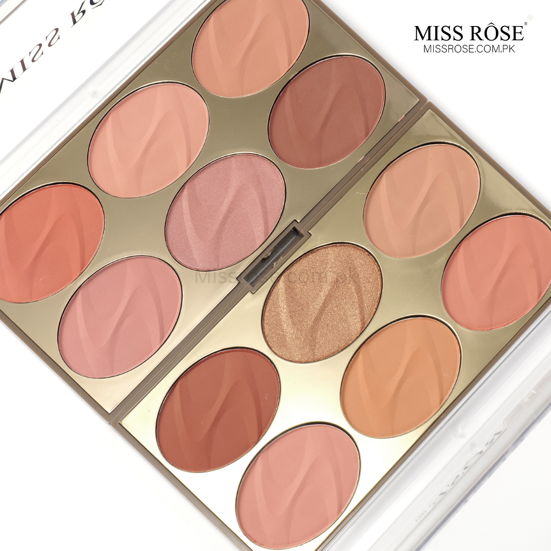 Miss Rose 6 Color Face Kit - Miss Rose Com Pk