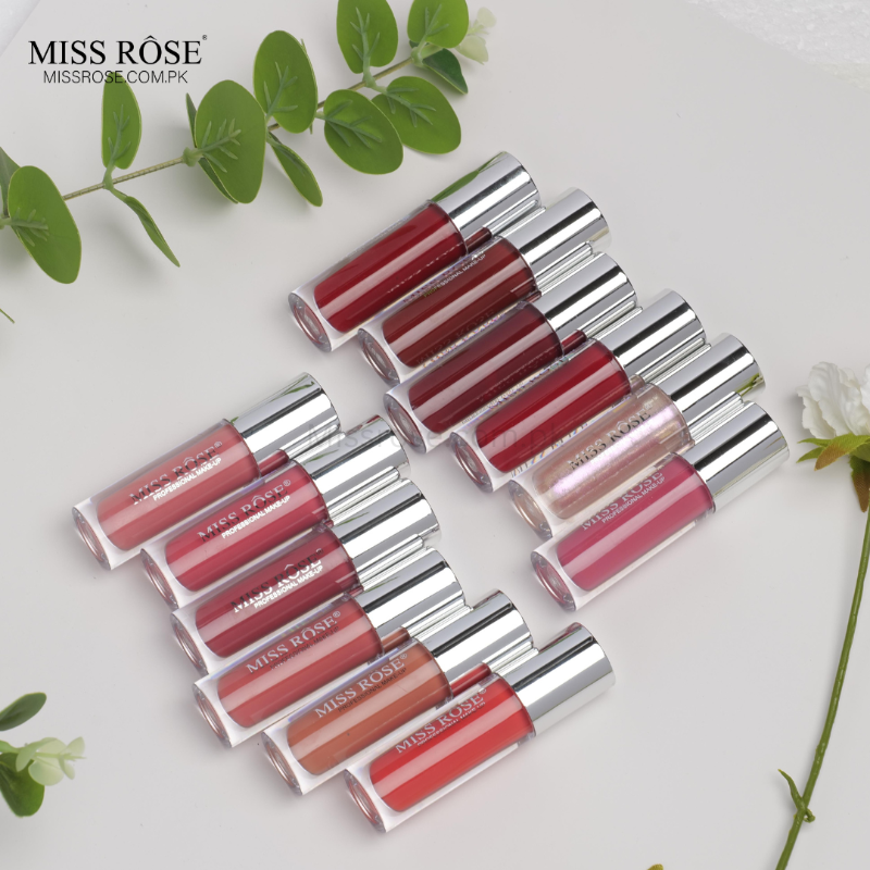 Miss Rose Glossy Gloss Lip Comfort - Miss Rose Com Pk