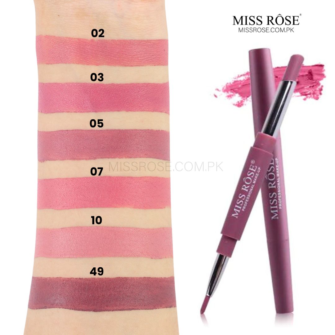 Miss Rose Lipsticks Plus Liner | Miss Rose Com Pk | Official Store In Pakistan | 100% Authentic Makeup Products